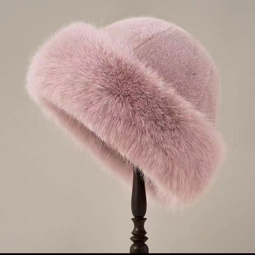 200g Weight Beanie Hat Hats Type Daily Occasion Polyester Material Solid Color Pattern Autumn&Winter Season Women's Gender Simple Style, IG Style Style Eaveless Rim Winter Woolen Hat Women's Autumn And Winter Korean Warm Hat Fashion Solid Color Face-Looking Little Wild Mongolian Hat Thickened 8