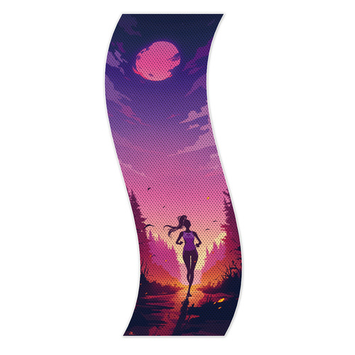 Dopamine Color Scheme Summer Fitness Yoga Camping Cold-Feeling Towel Printed Exercise Towel Trendy for Young Generation