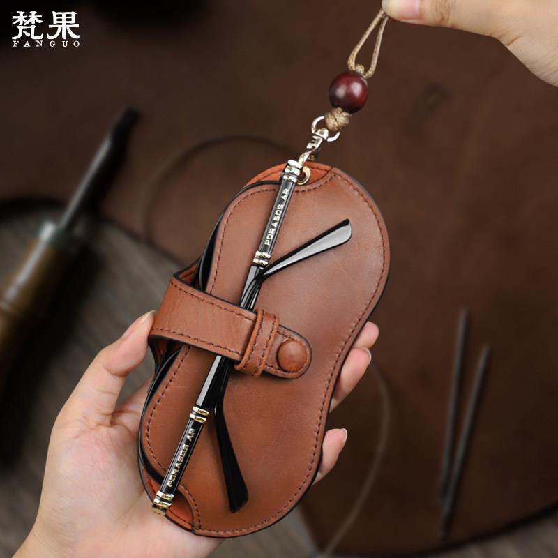 Women's Sunglasses Bag Men's Portable Retro Glasses Case Sunglasses Protective Cover Myopia Eye Clip Fashion Glasses Bag