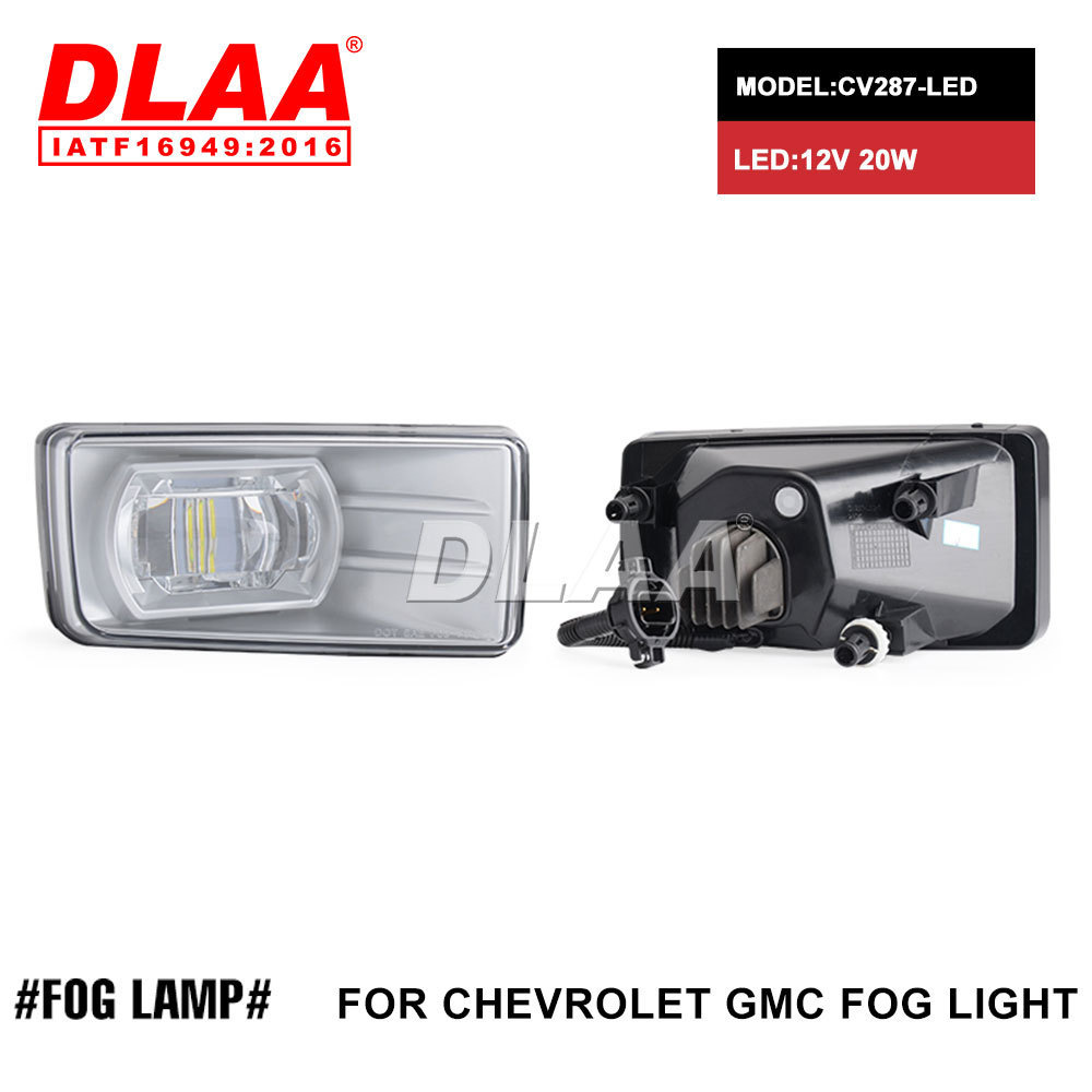 Aplicable a Chevrolet GMC Chevrolet equinox seguro delantero conjunto de lámpara de niebla delantera halógeno luz de viaje diurna