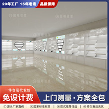 产品样品展示柜化妆品多层展示货架展厅玻璃中岛陈列柜台美甲柜子