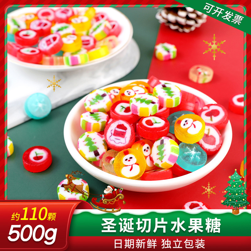 Christmas Candy Wholesale, New Year's Eve Gift, Children's Lollipop, Creative Pattern Company Festival Decor Candy