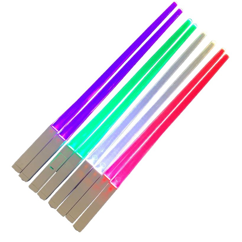 LED palillos palillo ligero concierto luminoso palillos verde Venta caliente TikTok púrpura Flash Stick regalo creativo