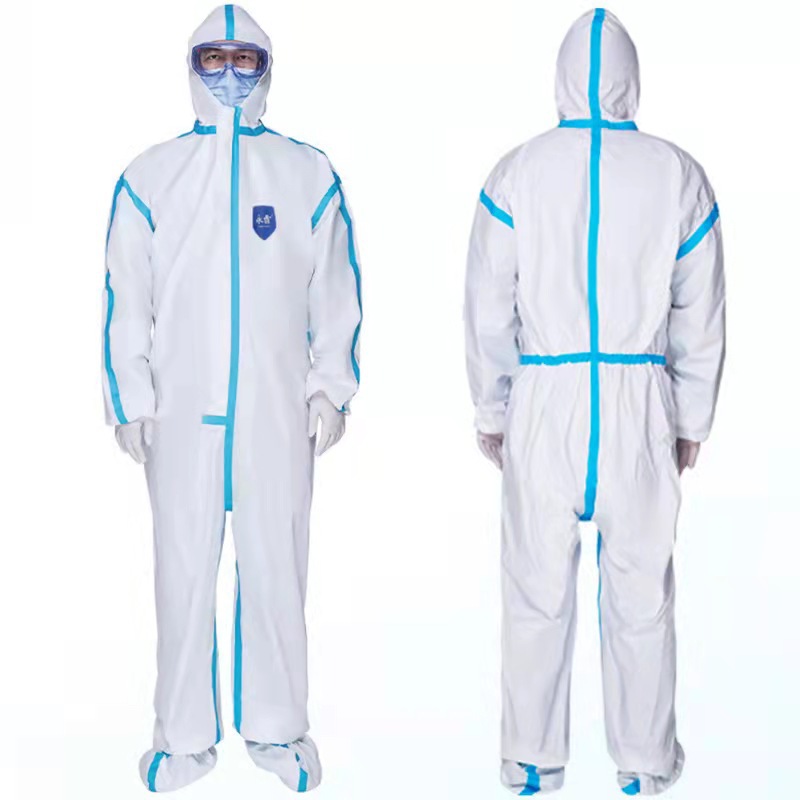 永霏一次性医用防护服 连体防护服防疫医院隔离服