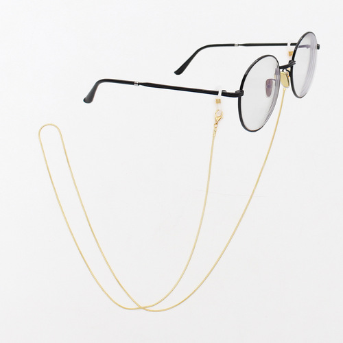European and American cross-border exquisite glasses chain, anti-lost fashionable gold iron chain, factory customization and wholesale