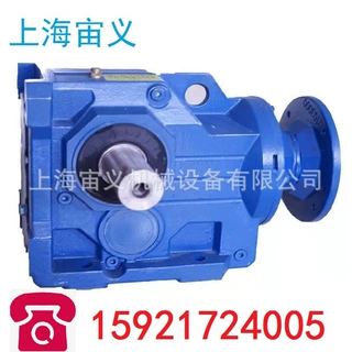 K77-Y2.2KW-4P-102.1-M6-90°-B不带电机接口斜齿轮蜗杆减速机