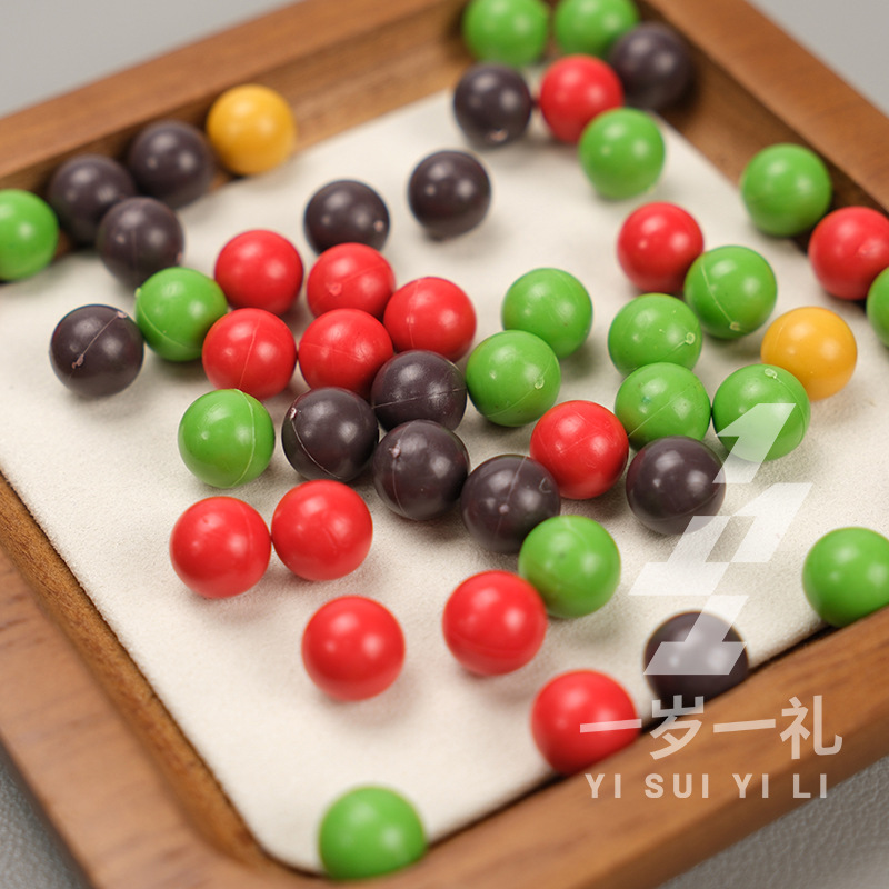 Jugues de grano de rana suplementarios de grano de grano de orbita giratoria joyas de billar accesorios de billar bolas de plástico grandes