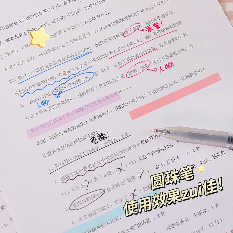 50 notas adhesivas transparentes esmeriladas notas adhesivas de color fluorescente PET notas de estudiante notas adhesivas n-pegatinas notas notas notas notas notas notas