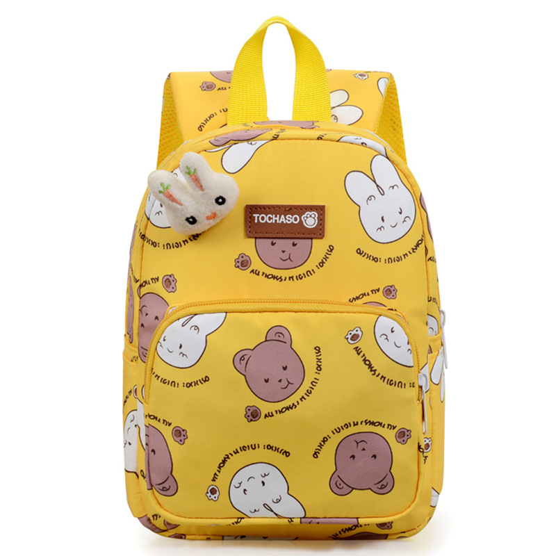 Cute conejo mochila de niñas preescolar mochila de escolares nueva mochila de niños de dibujos animados