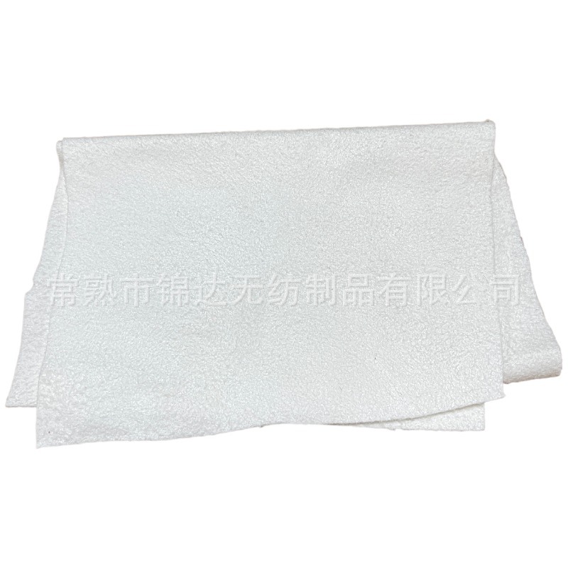 厂家直销 白色海岛超纤针刺无纺布 白色皮革基布箱包内衬无纺布
