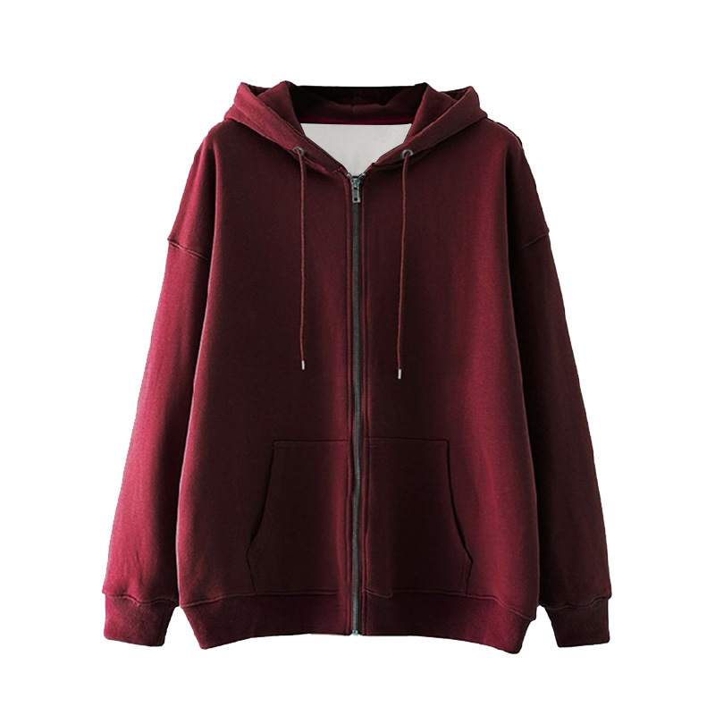 开衫卫衣定制秋冬加绒拉链帽衫工作服活动团建服饰广告衫订做跨境|undefined
