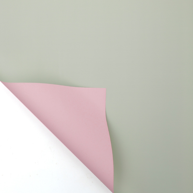 Tangde fábrica directa de doble cara de dos colores papel Ouya engrosada impermeable regalo flor papel de embalaje al por mayor