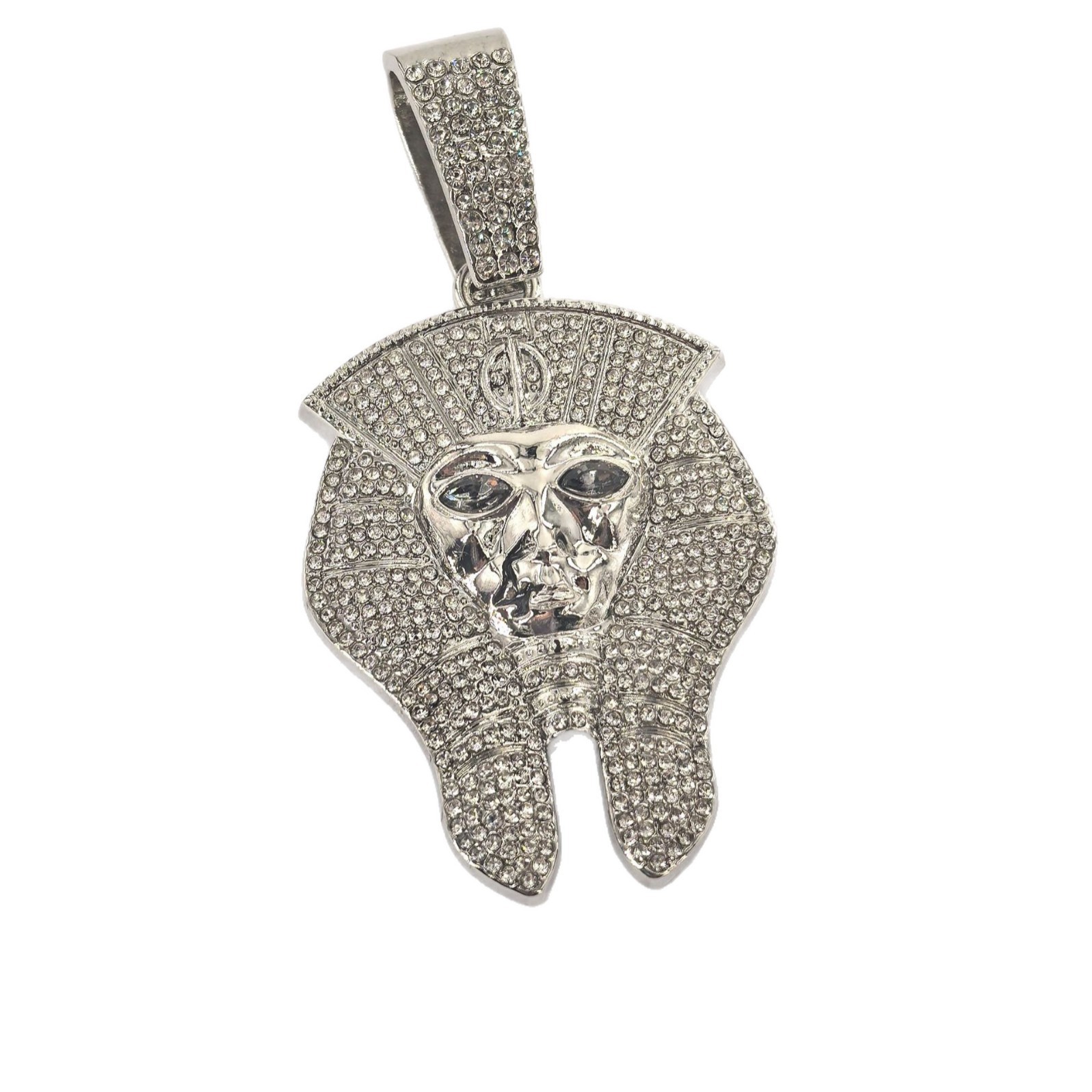 Europa y los Estados Unidos creativos hip hop diamantes retrato colgante avatar modelado exagerado moda hip hop accesorios clavículas al por mayor