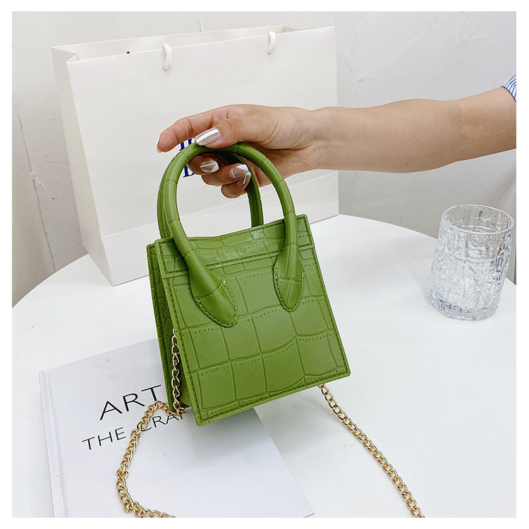2025 Cross-border new popular smiling face bag, small square bag, fashionable and versatile chain hand bag, shoulder and crossbody jelly women's bag undefined