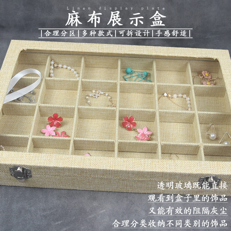 Bracelet display tray jewelry box necklace bracelet antique jewelry tray stand multiple types of counter display