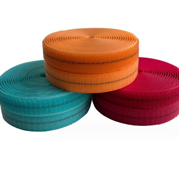 Resistance at the 5th power of 10 stripping voltage friction voltage less than 100V color reinforced conductive tape Velcro Resistance at the 5th power of 10 stripping voltage friction voltage less than 100V color reinforced conductive tape Velcro