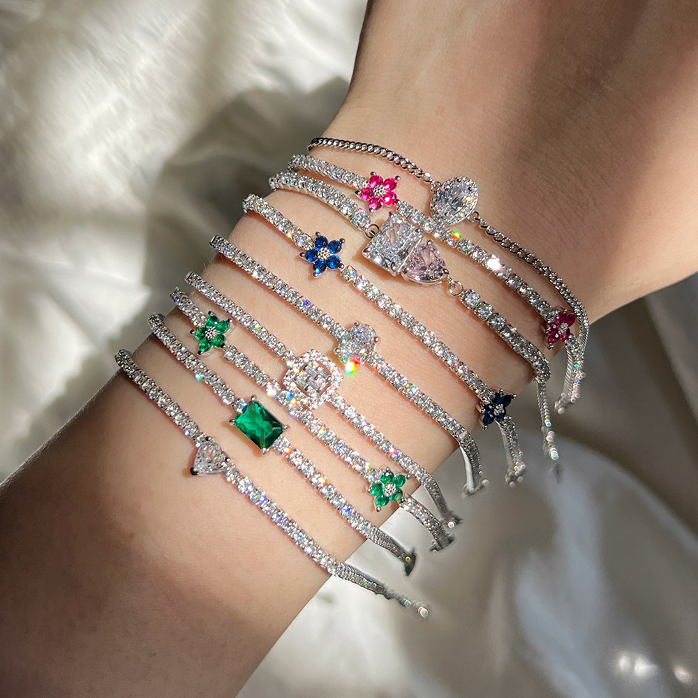 7g Weight 925 Sterling Silver Bracelets Elegant Streetwear