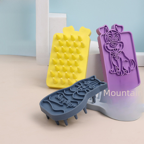 Pet brush cat dog bathing brush puppy cat massage cleaning brush dog massage bath pet product manufacturer