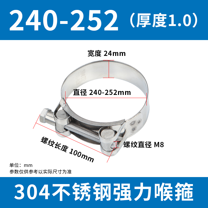 304 abrazadera de manguera de acero inoxidable abrazadera de manguera europea abrazadera de manguera de manguera de agua abrazadera de manguera de aire fija