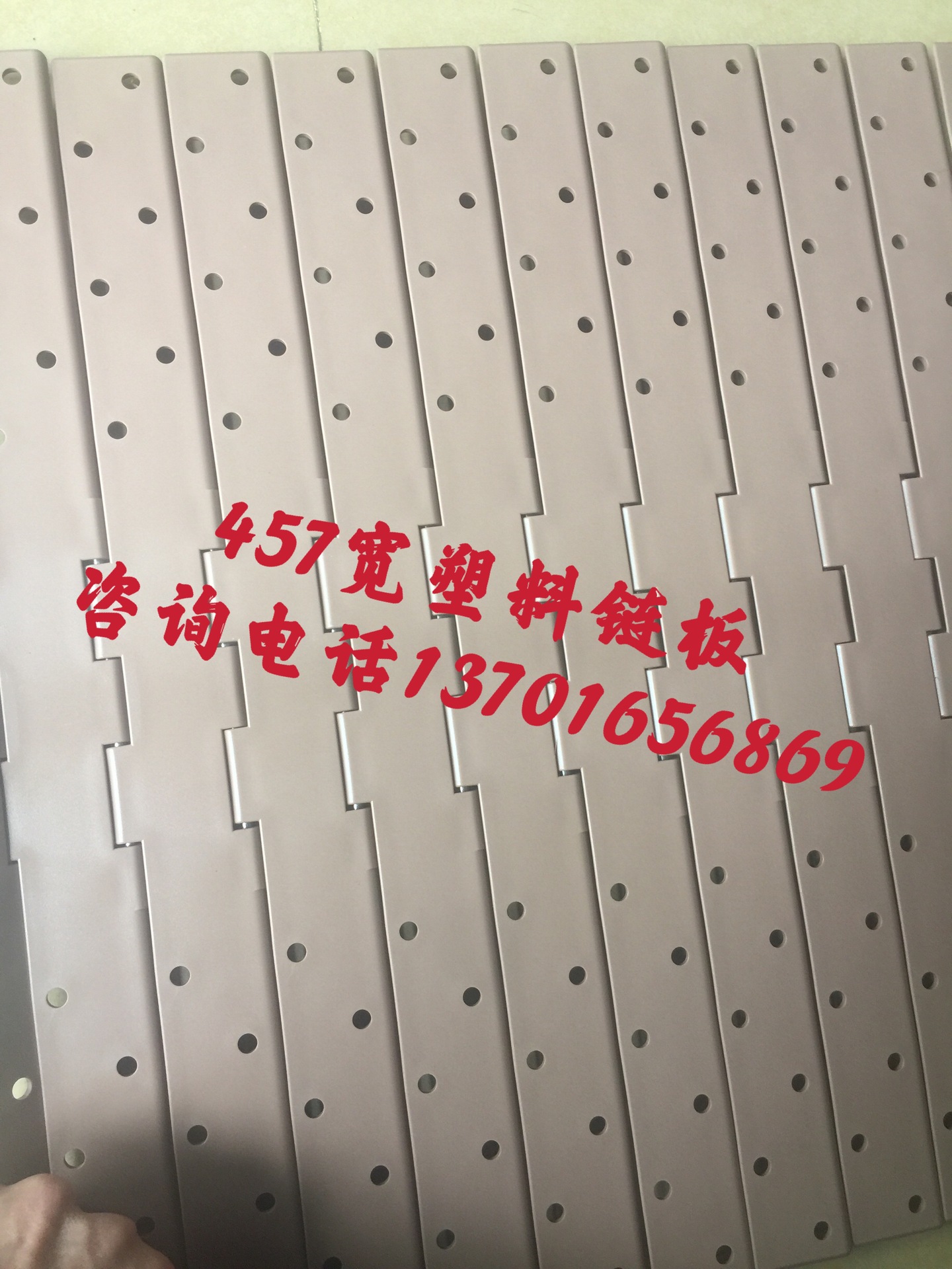 OUSION塑料链板 821-K1800塑料链板 瓶盖提升机链板 圆孔型链板