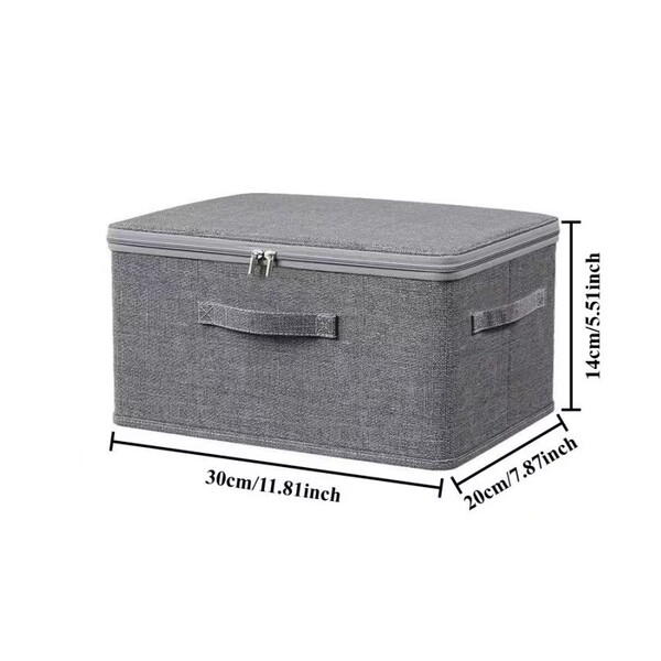Foldable big capacious storage box for home use
