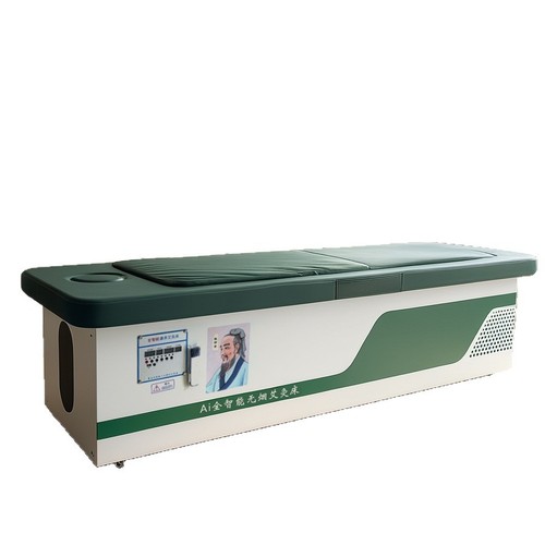 Upgraded Fully Automatic Smoke Purifying Bian Stone Moxibustion Bed for Whole Body Moxibustion, Household Use, Beauty Salon-Specific Therapeutic Bed, Moxibustion Studio Bed