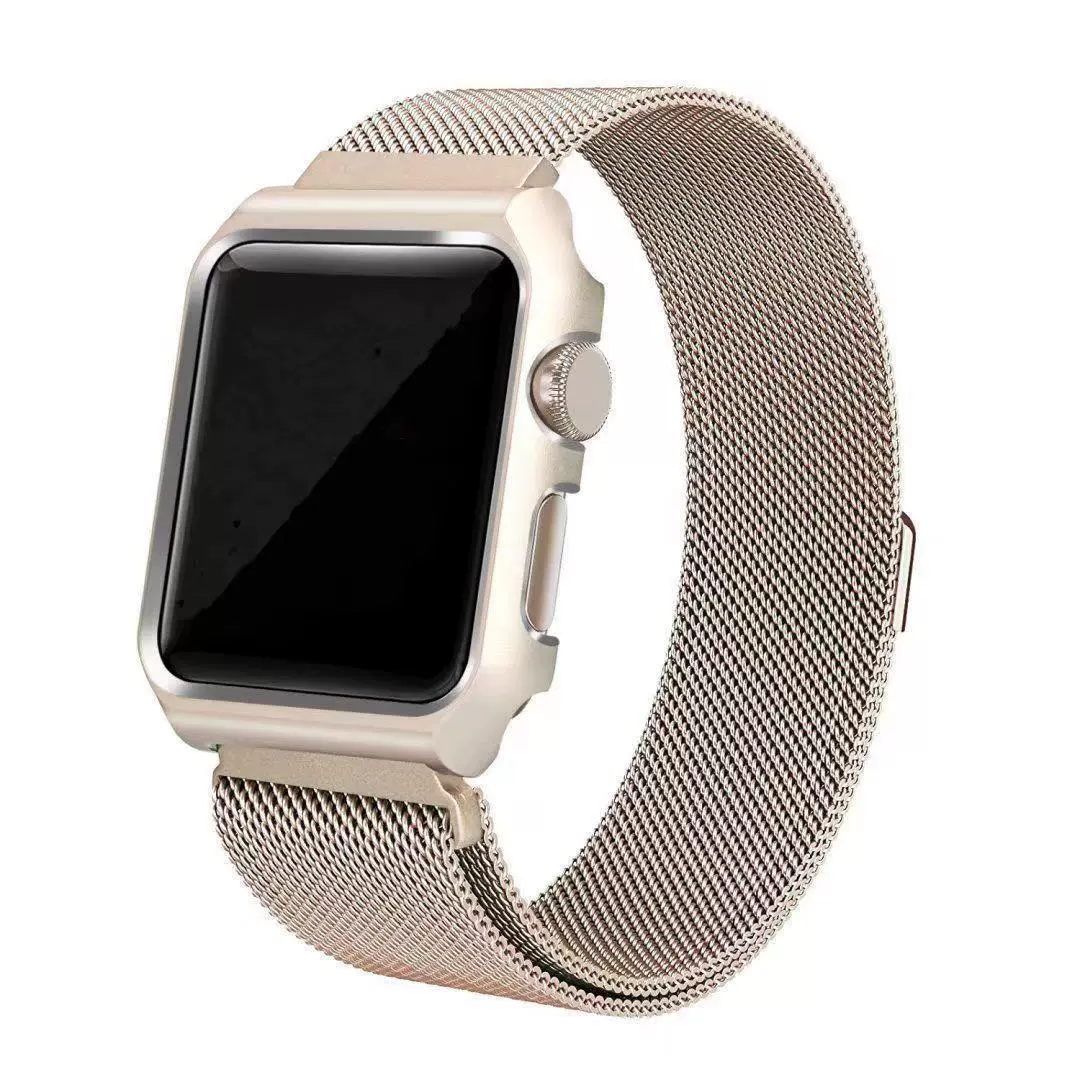 Подходит для Apple Watch1/2/3/4/5/5/7/ Ремешок +оправа Segee Apple Milanis