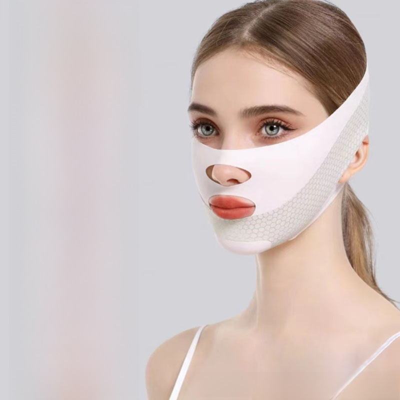 New cross-border plastic face bandage V face artifact plastic face mask lifting and tightening lifting drooping double chin French pattern