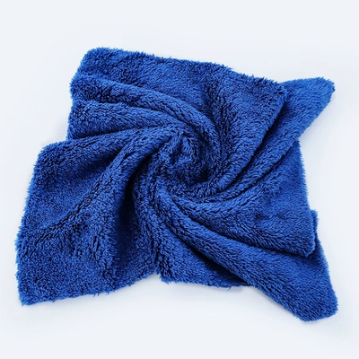 Thickened car wash towel Car cleaning tools - blue-4040cm-350gsm