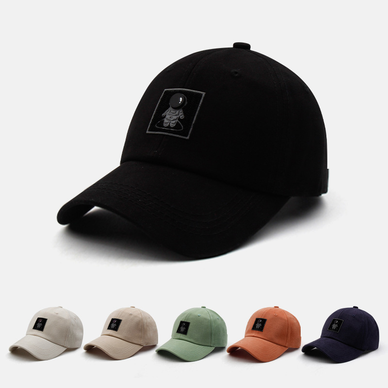 2022 New Korean Fashion Letter Spaceman Patch Baseball Cap Women's Outdoor Sports Casual Men's Peaked Cap 2022 New Korean Fashion Letter Spaceman Patch Baseball Cap Women's Outdoor Sports Casual Men's Peaked Cap