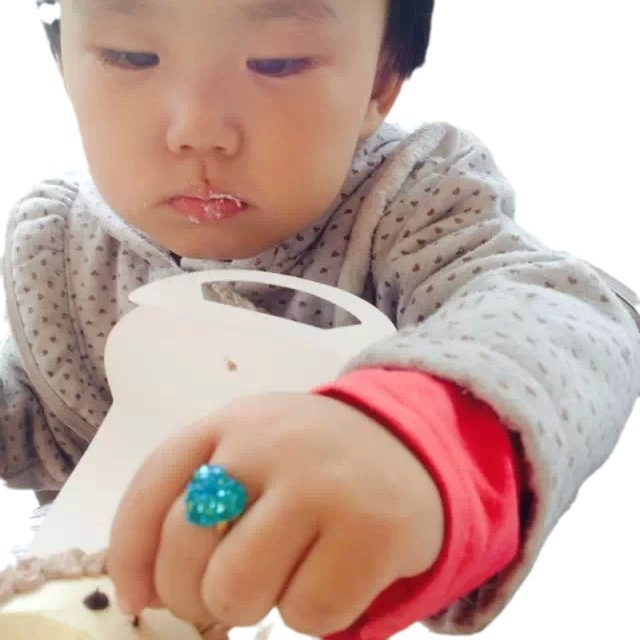 Cartoon accessory, children's adjustable ring, 100 pieces