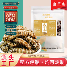意茗堂虫草参 大货供应地摊展会大条粗条足干虫草参 地参 地蚕批