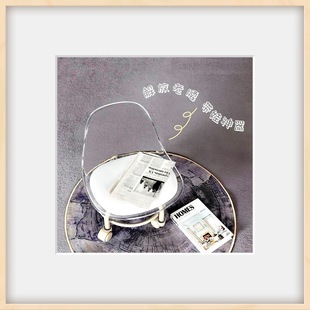 Ins Acrylic Small Bench Coco Aiai Quiet Universal Wheel Children's Stool Cyber Celebrity Small Chair Low Stool