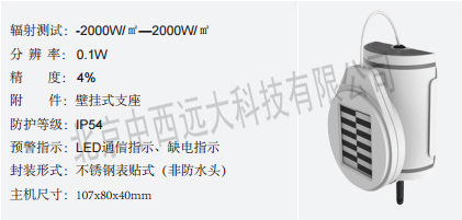  无线辐射热传感器 型号 MW88-JTR09Z  库号M23507