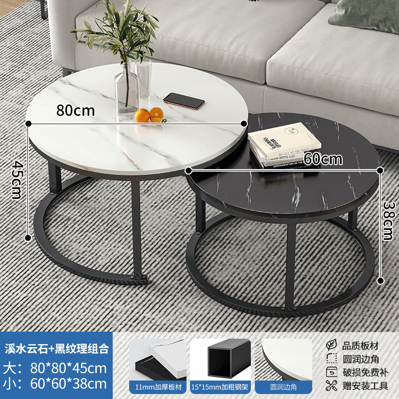 80cm 스트림 대리석 + 60cm 블랙 질감 블랙 프레임