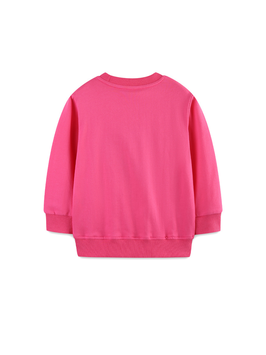 Otoño nuevo suéter para niñas estilo europeo y americano bordado de Halloween suéter para niños de manga larga de algodón de punto cuello redondo top para niños