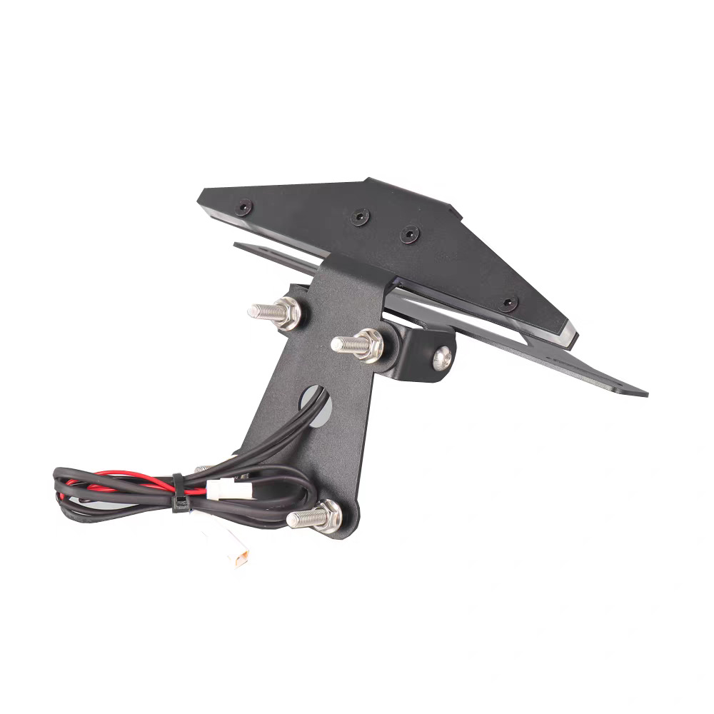 Suitable for 20-25 models of KTM1290Duke, modified folding short-tail integrated license plate holder with LED sequential turn signals