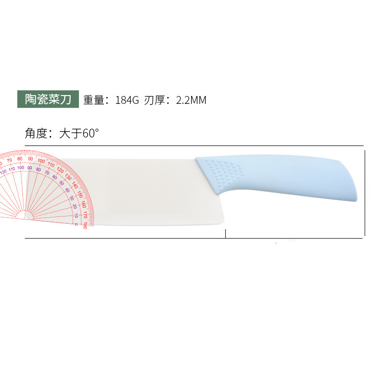 Cuchillo de cerámica en caja de tres colores cuchillo de cocina cuchillo de corte de carne cuchillo de cocina caja de regalo