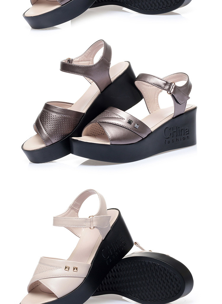 Dép sandal nữ quai chữ V đế bệt chống trượt mùa hè — đen chi tiết 17