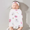 Single layer swaddling towel-little swan