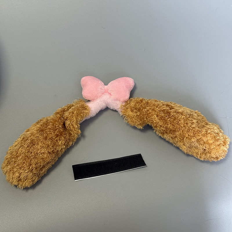 Helmet Cat Ear Rabbit Ear Decoration Sticker Doll Chef Dog Bow Accessories (Auto Parts and Accessories) - bow
