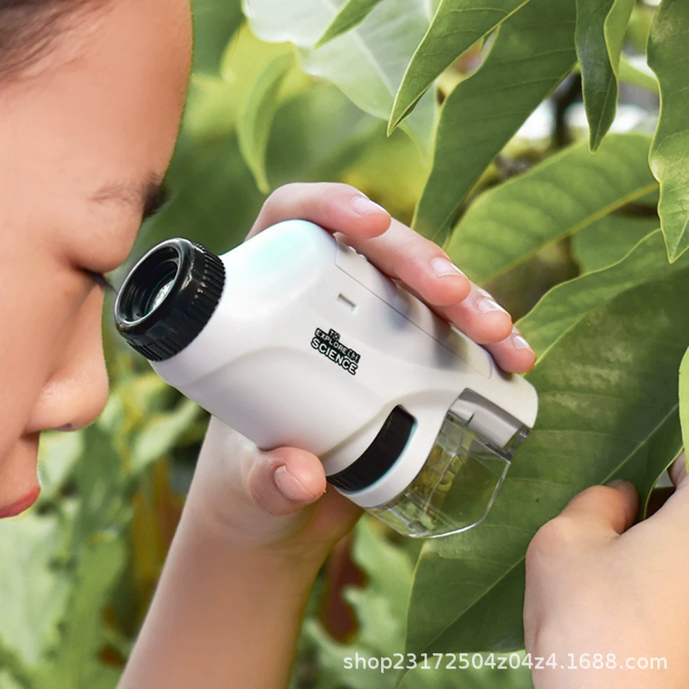 跨境专供temu显微镜玩具LZ8602Microscope toys