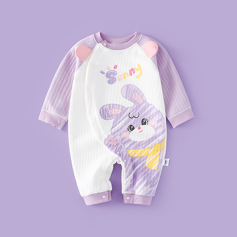Purple graffiti rabbit