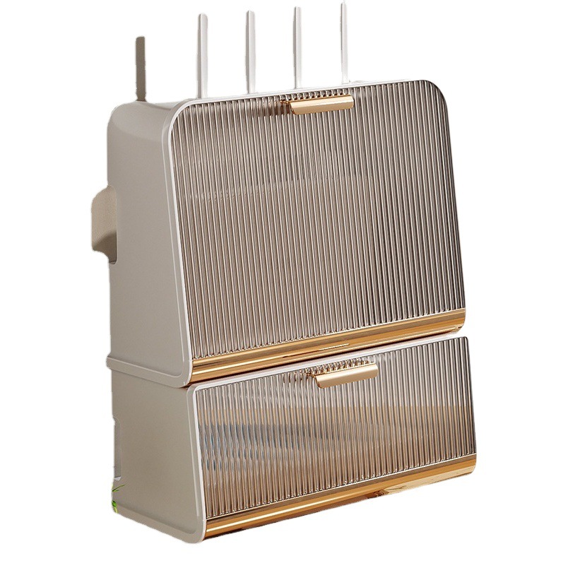 Router wifi caja de almacenamiento de alambre enchufe de alimentación tablero de alambre caja de almacenamiento de toma de corriente