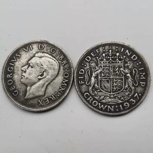 Диаметр около 38 мм имитирует Новую Зеландию в 1937 году, британский Георг Viiiiiiii Имитация, имитация Серебряного Медного Серебряного Серебра