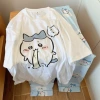 Vomiting Xiaoba #short-sleeved + long trousers