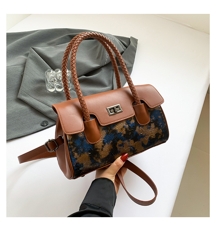Women's Retro Handbag Chinese Style Shoulder Bag For Mature Women_voghion.com