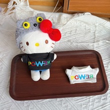 10厘米娃衣权志龙同款power黑色T恤kt猫衣服15厘米棉花娃娃小娃衣