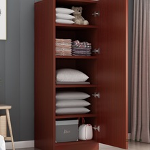 简易衣柜家用卧室出租房儿童单门衣柜阳台衣帽间储物柜实木可定