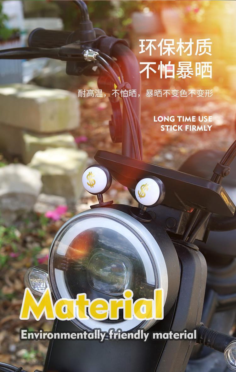 Electric Vehicle Helmet Decoration Funny Cute Accessories